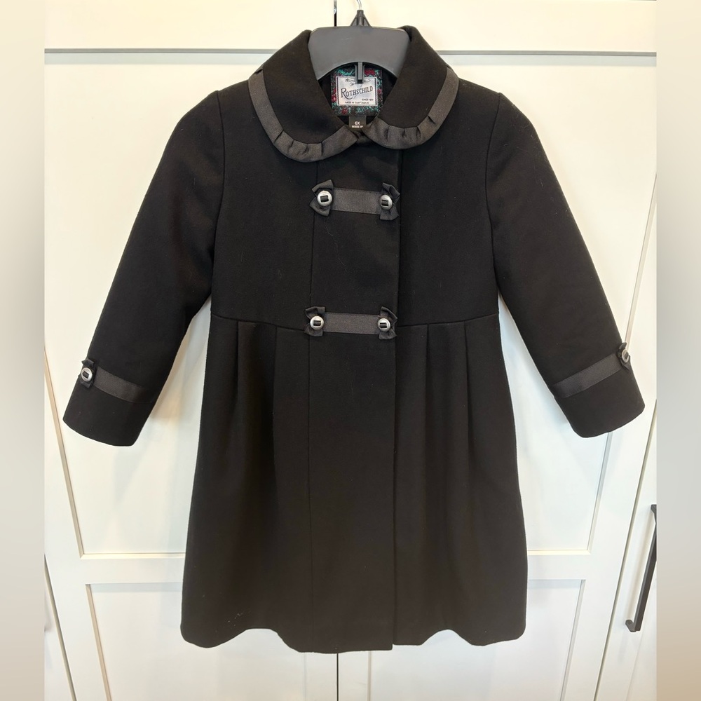Rothschild Girls Wool Blend Dress Coat